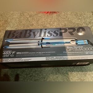 BaBylissPRO Nano Titanium Optima3000 Hair Straightener - Blue